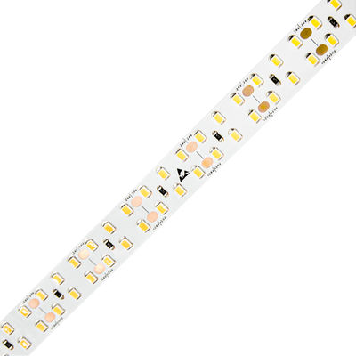 Lâmpadas de faixa LED flexível de linha dupla 10 mm Largura SMD2216 280LED/M LED de faixa branca