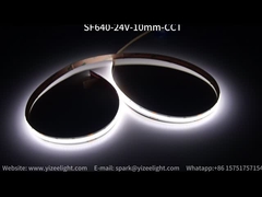 CCT COB LED Strip Light Faixa de luz LED ajustável branca ajustável